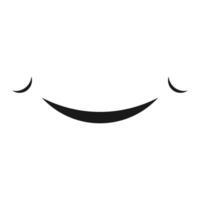 Smile happy face vector