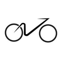 bicicleta icono vector logo