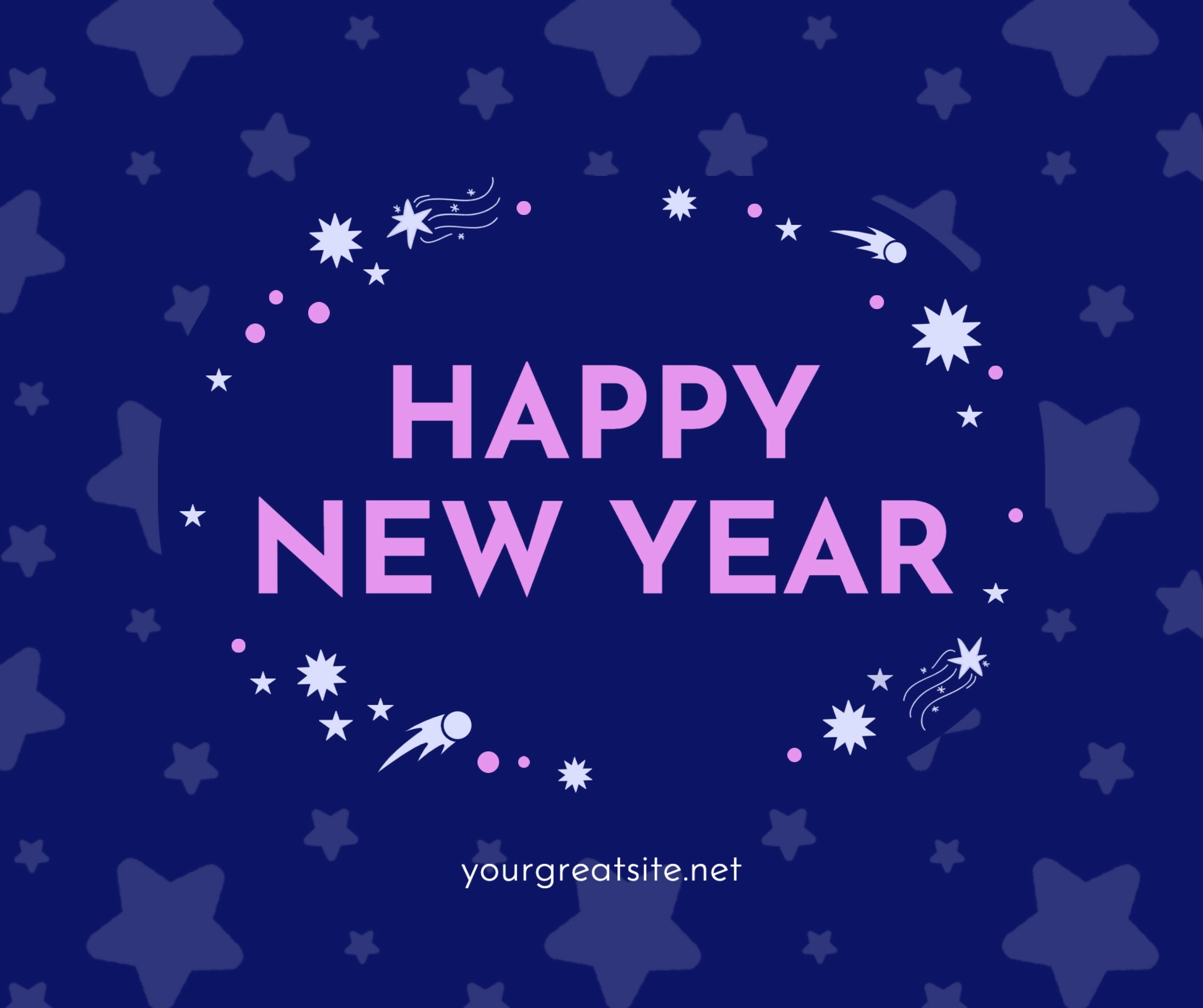 New Year Greeting Facebook Post
