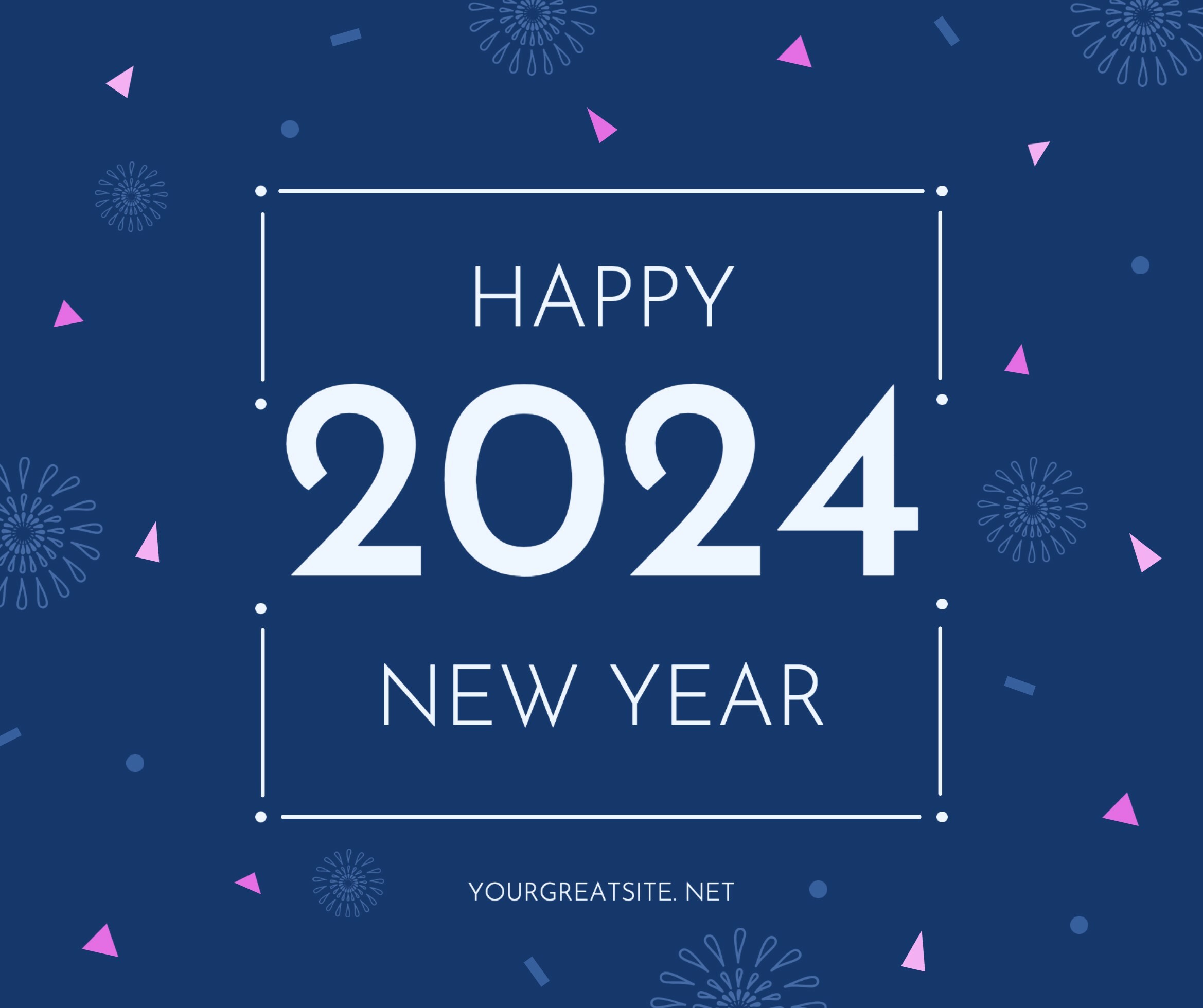 New Year Greeting Facebook Post