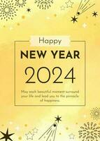 New Year Greeting Card template