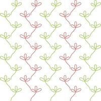 Botanical flower pattern. Seamless nature vector