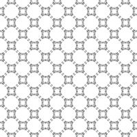 Black seamless abstract pattern. Overlay for background and backdrop. Ornamental design. PNG graphic illustration with transparent background.