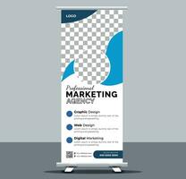 Roll up Banner Design vector