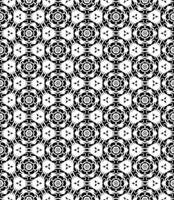 Black seamless abstract pattern. Overlay for background and backdrop. Ornamental design. PNG graphic illustration with transparent background.