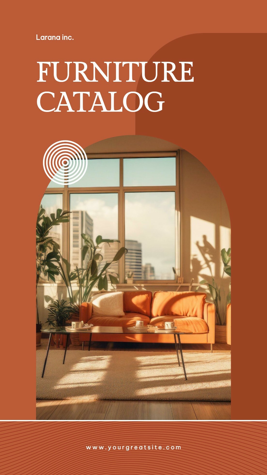 Earth tone furniture catalog ig story template set