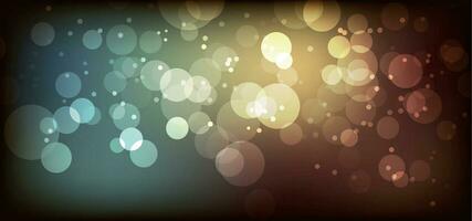 bokeh effect background vector