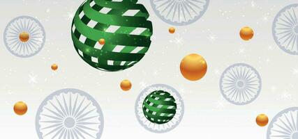 indian independence day background vector