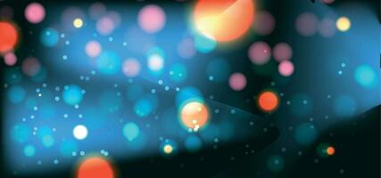 bokeh effect background vector