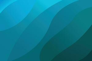 Abstract gradient blue background with dynamic waves. Vector illustration