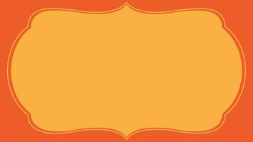 vector orange color abstract background