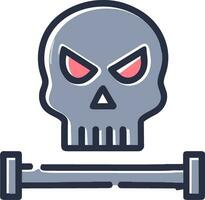 skull head vector illustration