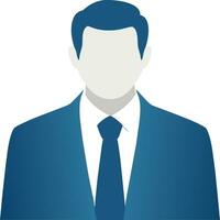 a man in a suit and tie icon vector