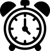 an alarm clock icon vector
