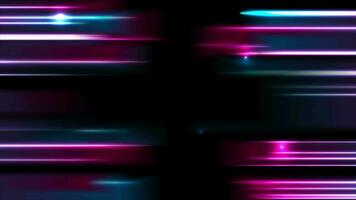 Bright neon laser rays stripes abstract glowing motion animated background video