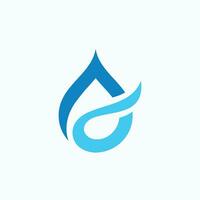 Water drop logo vector icon