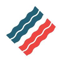 Bacon Vector Glyph Two Color Icons For Personal And Commercial Use.