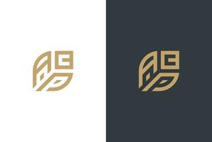 Letter ACP logo design template vector illustration