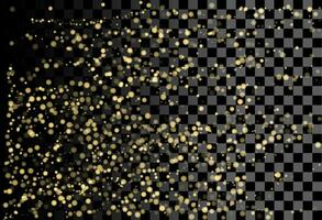 Abstract blurred light element that can be used for cover decoration or background. Sparkle, gold bokeh vector