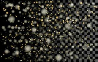 Abstract blurred light element that can be used for cover decoration or background. Sparkle, gold bokeh vector