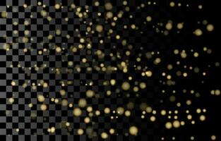 Abstract blurred light element that can be used for cover decoration or background. Sparkle, gold bokeh vector