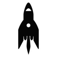 A Rocket Silhouette vector free