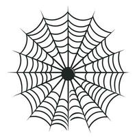 A cobweb vector silhouette free
