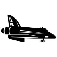 A Spaceship Rocket vector Silhouette free