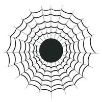 A cobweb vector silhouette free