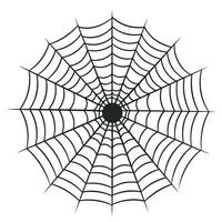 A cobweb vector silhouette free