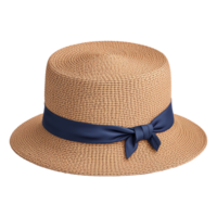 AI generated Womens Straw Hat Isolated on Transparent Background png