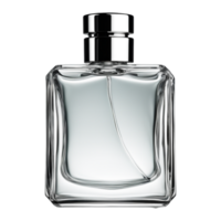 ai gegenereerd glas parfum fles geïsoleerd Aan transparant achtergrond png