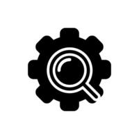 Search icon vector. increase illustration sign. magnifier symbol or logo. vector