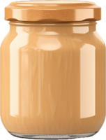 AI generated jar of peanut butter png