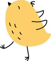 chicken yellow illustration vector
