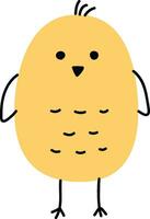 pollo amarillo ilustración vector