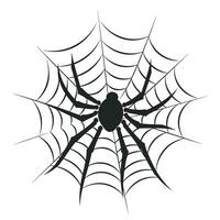 A cobweb vector isolated on a White background, A Spider web silhouette