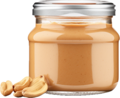 AI generated jar of peanut butter png