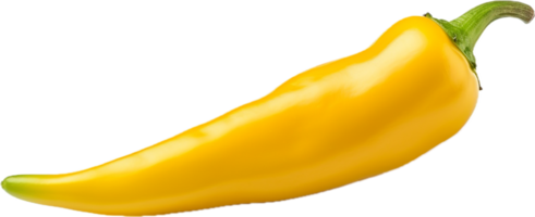 AI generated yellow chili pepper png