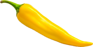 ai generado amarillo chile pimienta png