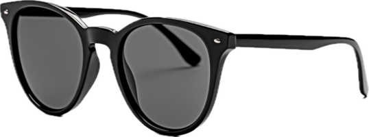 ai gerado Preto oculos de sol png