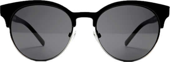 ai generado negro Gafas de sol png