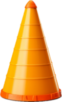 AI generated traffic cone png