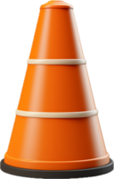 AI generated traffic cone png