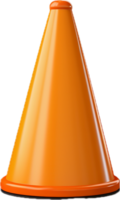 AI generated traffic cone png