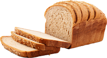 AI generated whole grain bread png