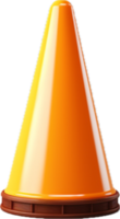 AI generated traffic cone png