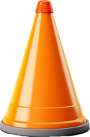 AI generated traffic cone png