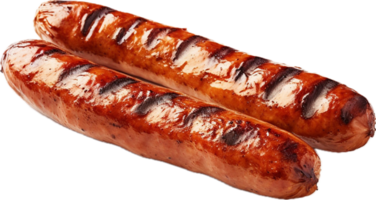 ai generato grigliato salsiccia png