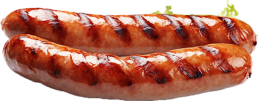 ai generiert gegrillt Würstchen png